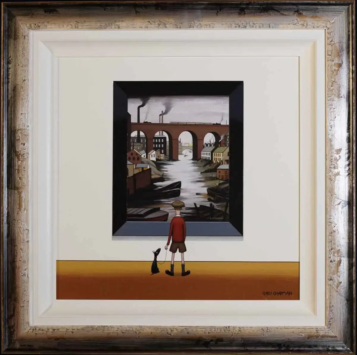 The Viaduct - SOLD by artist Chris Chapman - Wyecliffe Galleries