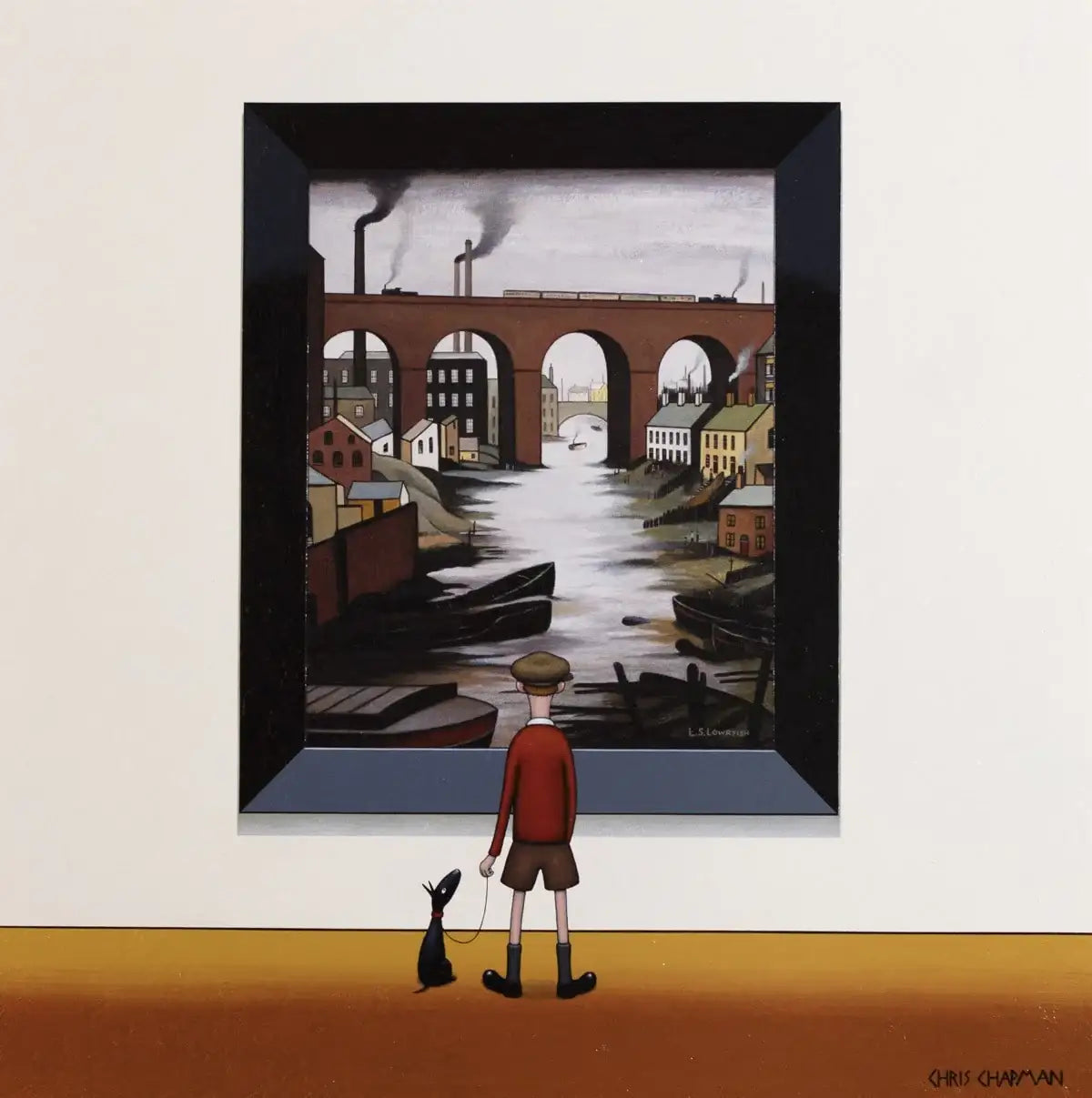 The Viaduct - SOLD by artist Chris Chapman - Wyecliffe Galleries