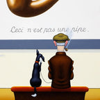 This is Not a Pipe - Original - SOLD by artist Chris Chapman - Wyecliffe Galleries