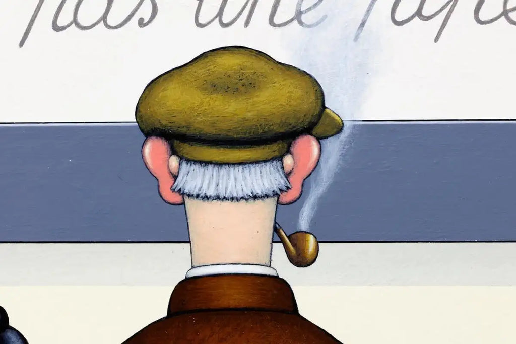 This is Not a Pipe - Original - SOLD by artist Chris Chapman - Wyecliffe Galleries