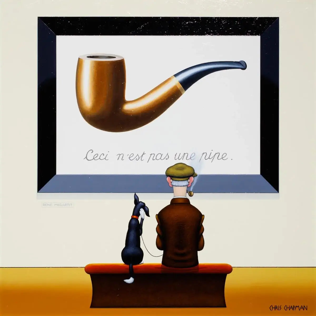 This is Not a Pipe - Original - SOLD by artist Chris Chapman - Wyecliffe Galleries