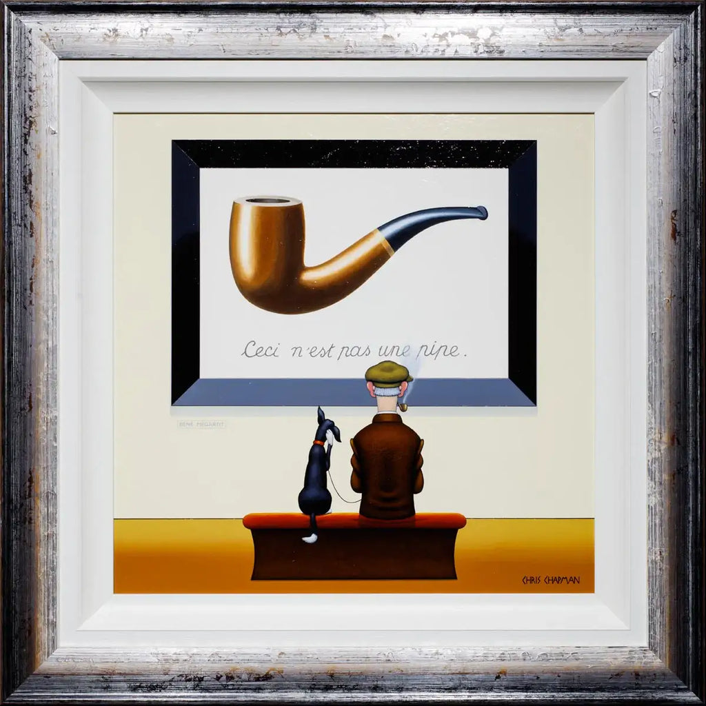 This is Not a Pipe - Original - SOLD by artist Chris Chapman - Wyecliffe Galleries
