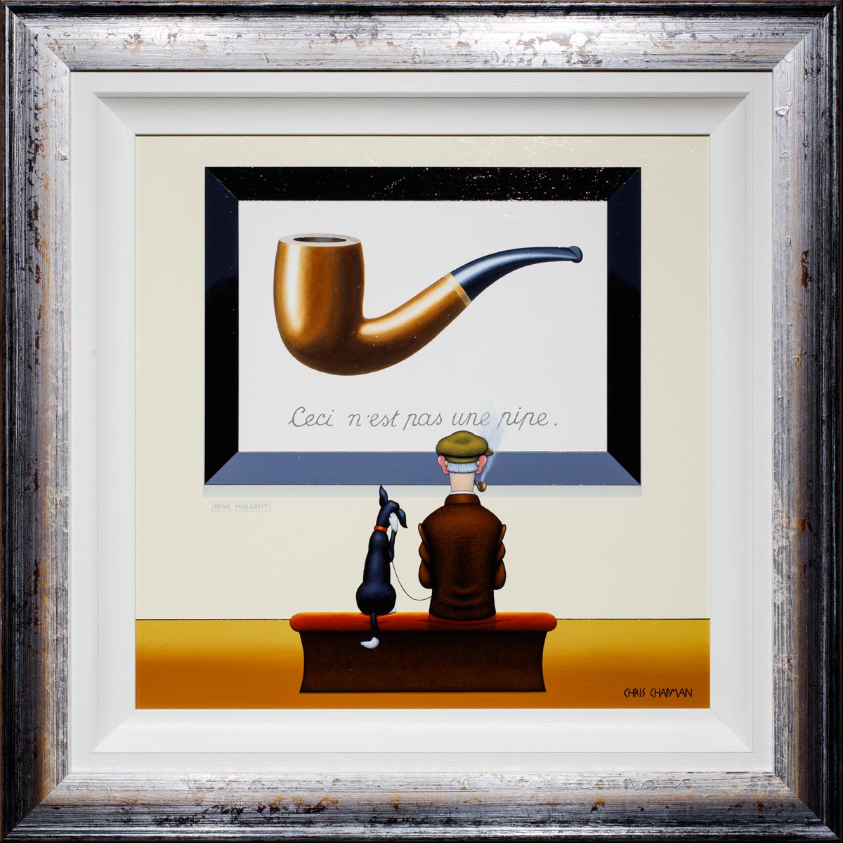 This is Not a Pipe - Original Chris Chapman Framed