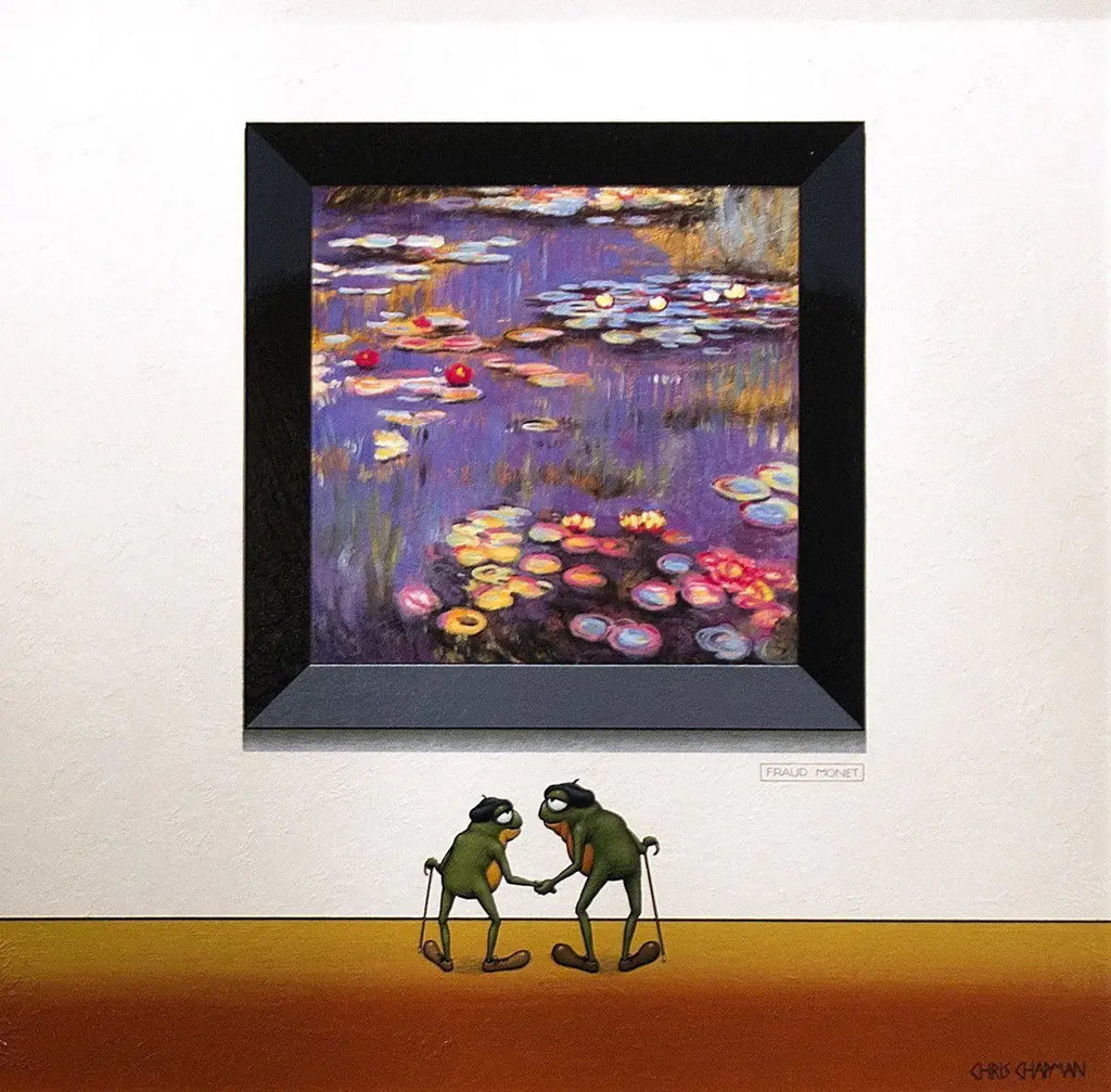 Two Old Croaks - SOLD by artist Chris Chapman - Wyecliffe Galleries