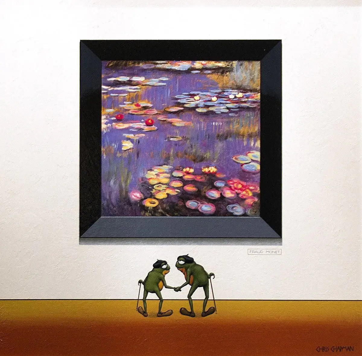 Two Old Croaks - SOLD by artist Chris Chapman - Wyecliffe Galleries