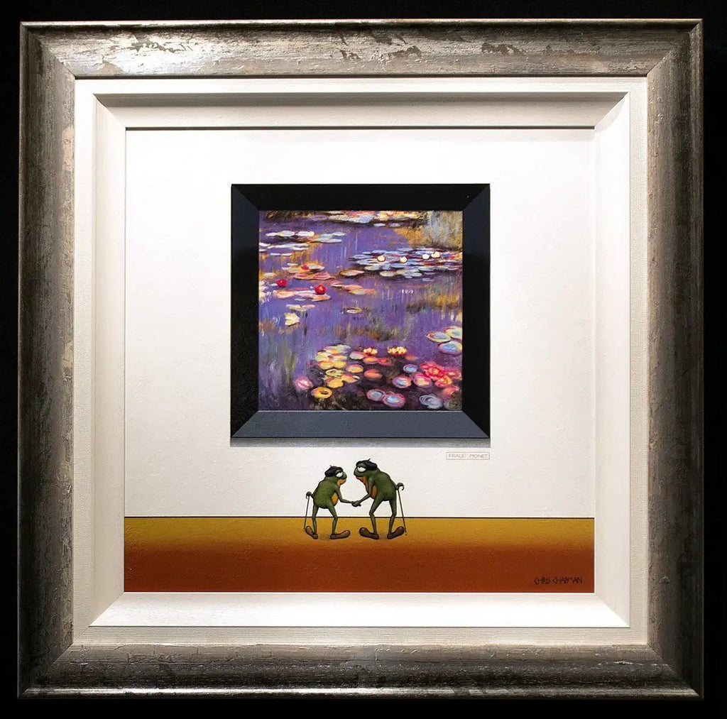 Two Old Croaks - SOLD by artist Chris Chapman - Wyecliffe Galleries