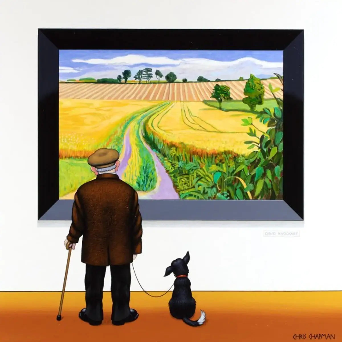 Walkies - Original - SOLD by artist Chris Chapman - Wyecliffe Galleries