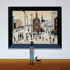 Walking the Dog - SOLD by artist Chris Chapman - Wyecliffe Galleries