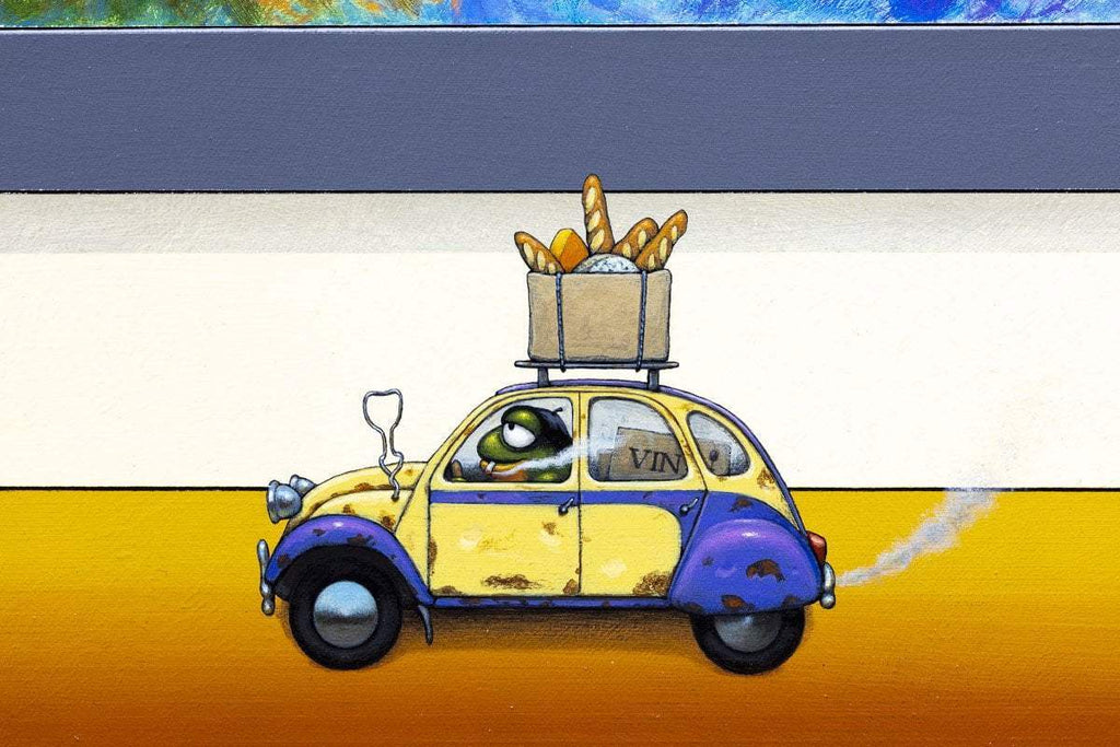 Weekend Supplies - Original - SOLD by artist Chris Chapman - Wyecliffe Galleries