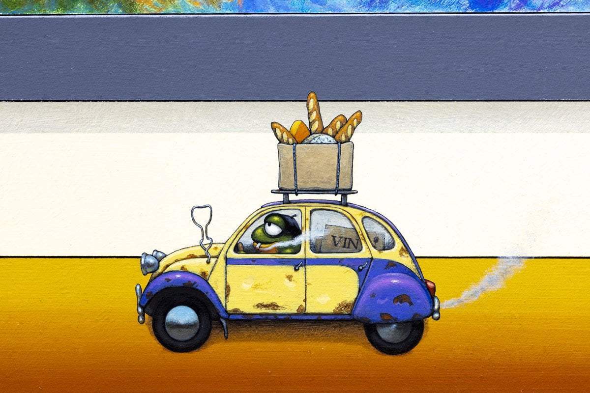 Weekend Supplies - Original - SOLD by artist Chris Chapman - Wyecliffe Galleries