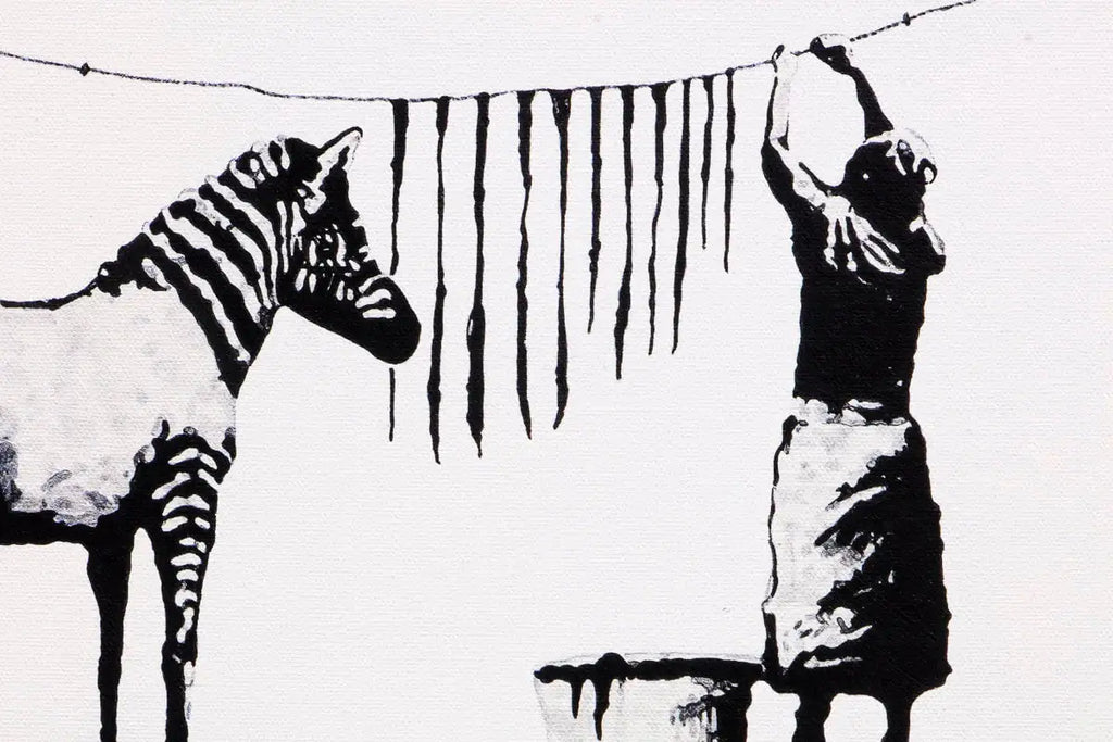 Zebra Dog - Edition - SOLD by artist Chris Chapman - Wyecliffe Galleries