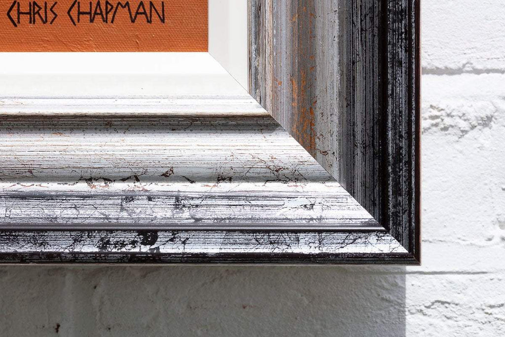 Zebra Dog - Edition - SOLD by artist Chris Chapman - Wyecliffe Galleries