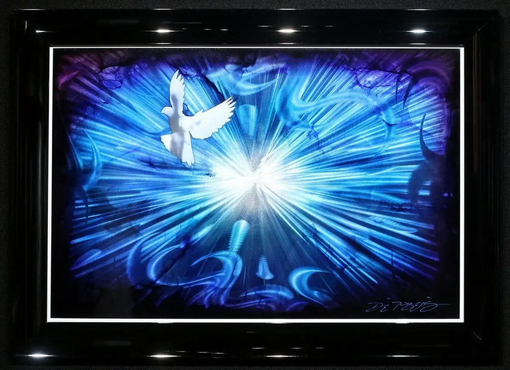 Blue Heaven - SOLD by artist Chris DeRubeis - Wyecliffe Galleries