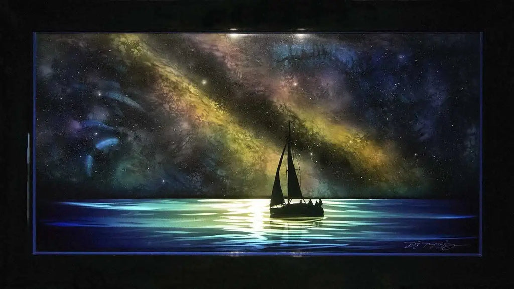 Cosmic Sail - SOLD by artist Chris DeRubeis - Wyecliffe Galleries