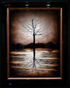 Evening Tree - SOLD by artist Chris DeRubeis - Wyecliffe Galleries