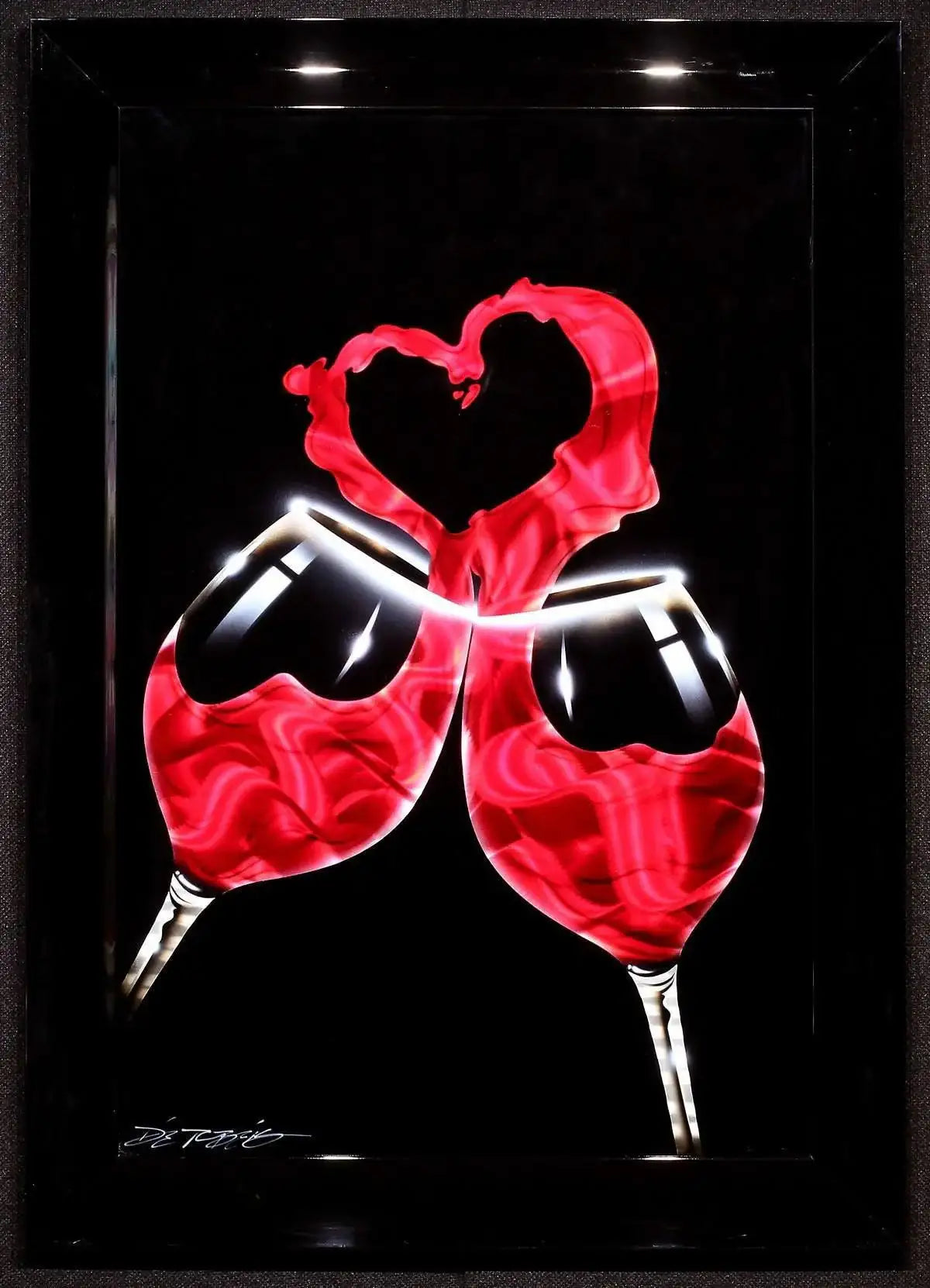 I Love Wine - SOLD by artist Chris DeRubeis - Wyecliffe Galleries