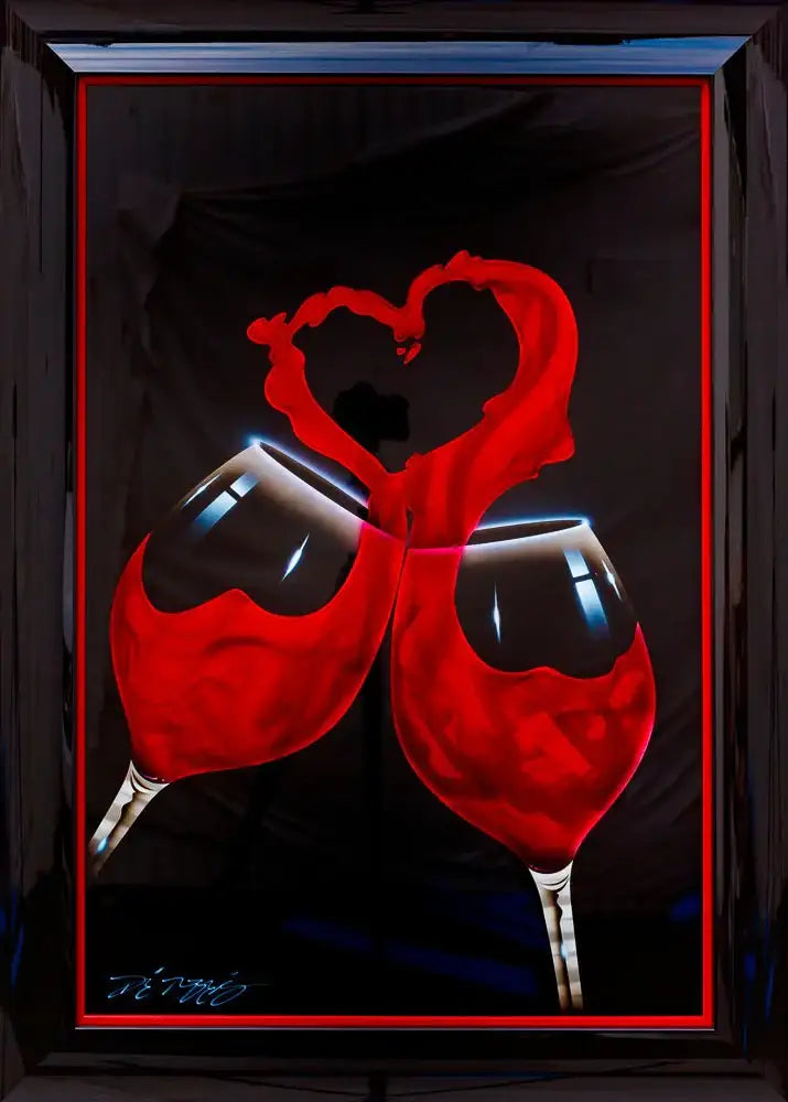 Love Wine - Original by artist Chris DeRubeis - Wyecliffe Galleries
