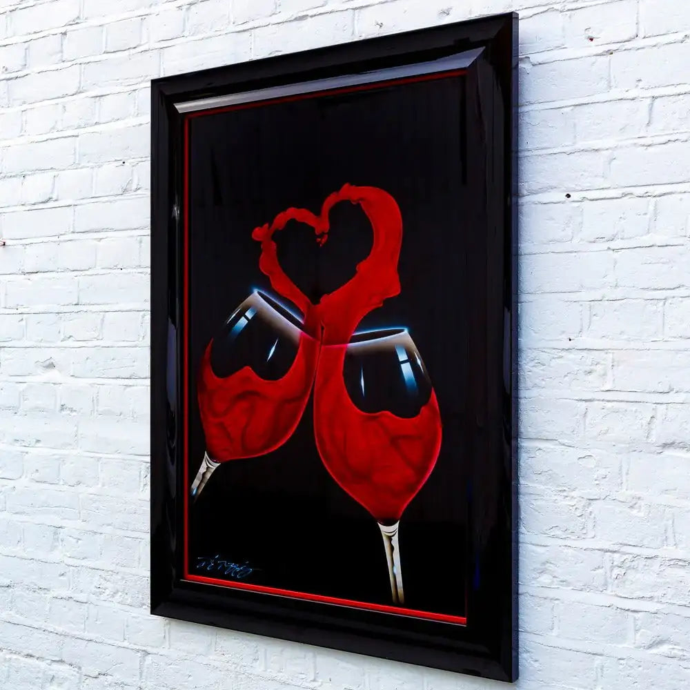 Love Wine - Original by artist Chris DeRubeis - Wyecliffe Galleries