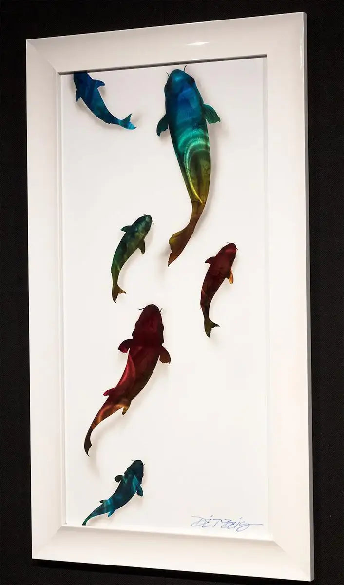 Koi Carp - SOLD by artist Chris DeRubeis - Wyecliffe Galleries