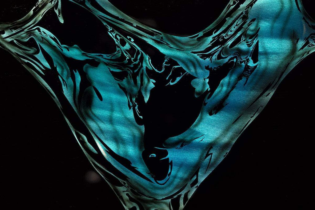 Martini Splash (Blue) - Original - SOLD by artist Chris DeRubeis - Wyecliffe Galleries