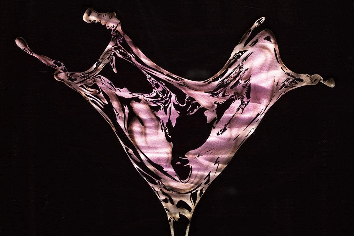 Martini Splash (Pink) - Original - SOLD by artist Chris DeRubeis - Wyecliffe Galleries