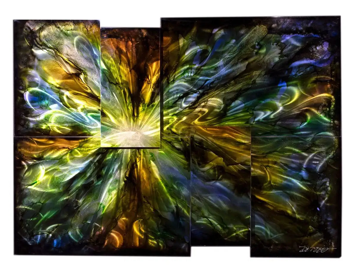 Mini Extreme Green - Original by artist Chris DeRubeis - Wyecliffe Galleries