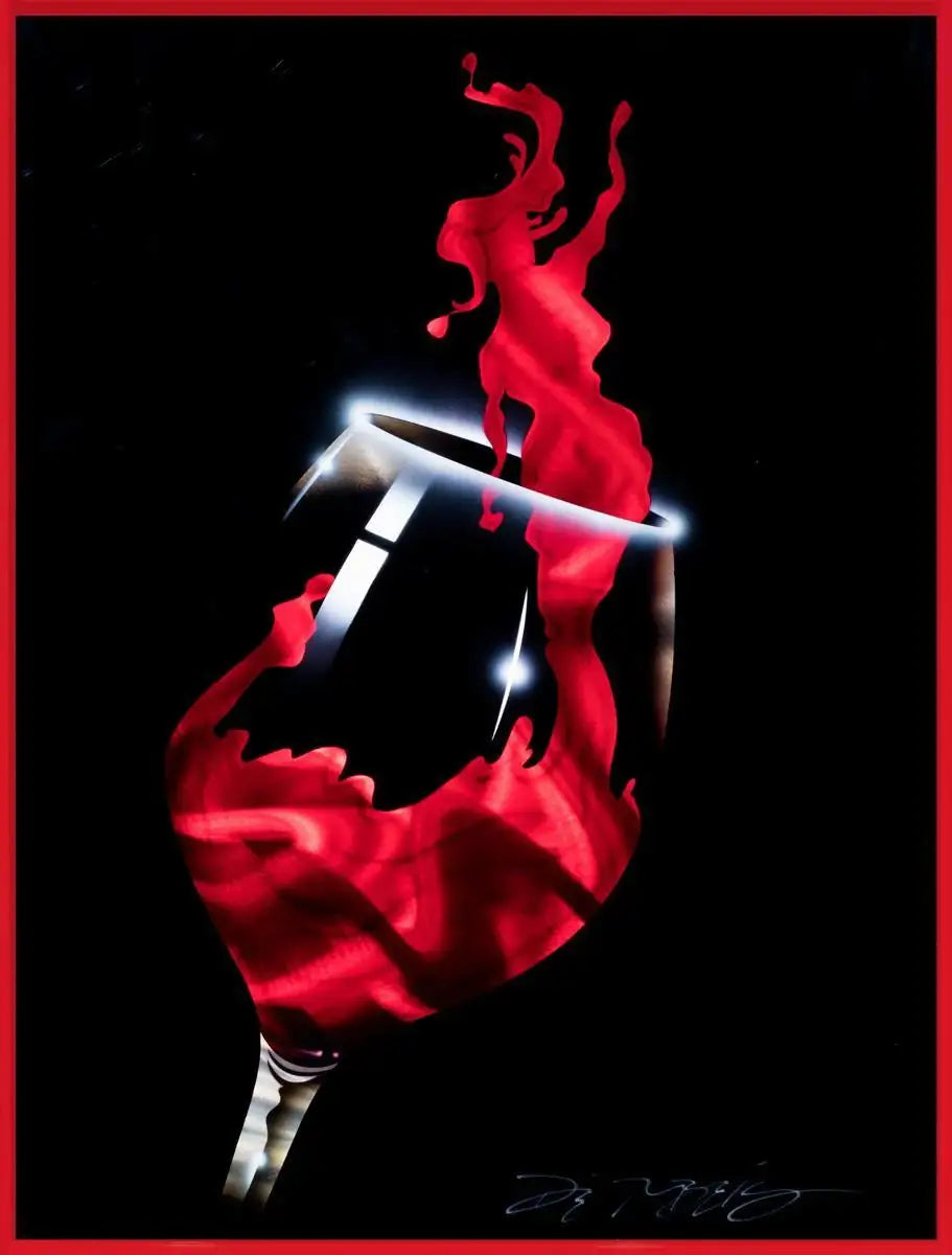 Red Reach - SOLD by artist Chris DeRubeis - Wyecliffe Galleries