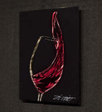 Red Wine - Original - SOLD by artist Chris DeRubeis - Wyecliffe Galleries
