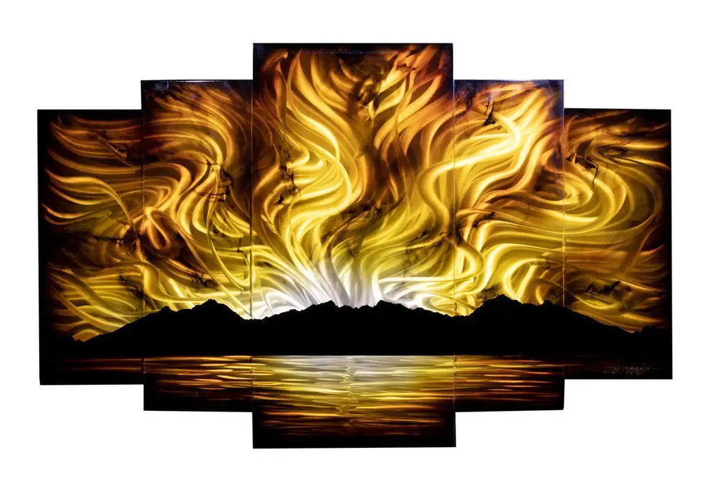 Sunset - Original - SOLD by artist Chris DeRubeis - Wyecliffe Galleries