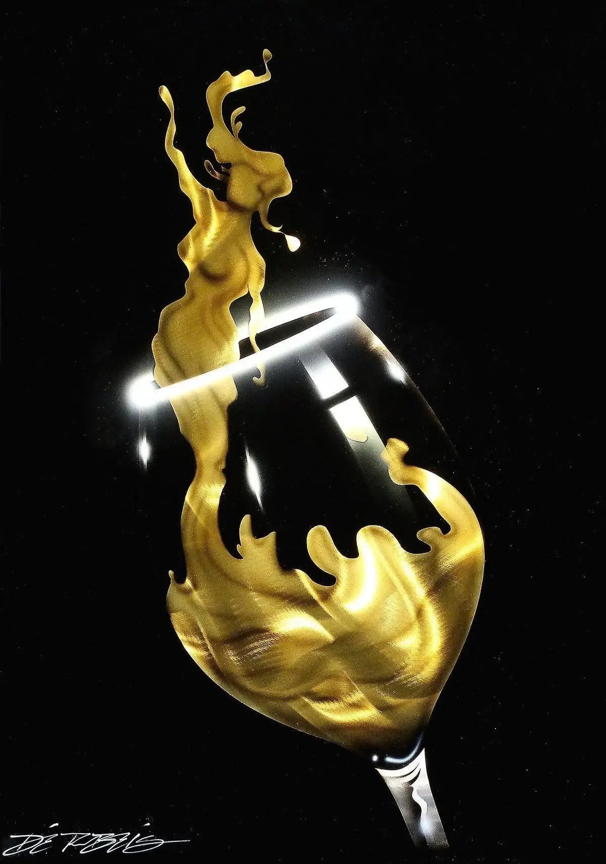 White Reach - SOLD by artist Chris DeRubeis - Wyecliffe Galleries