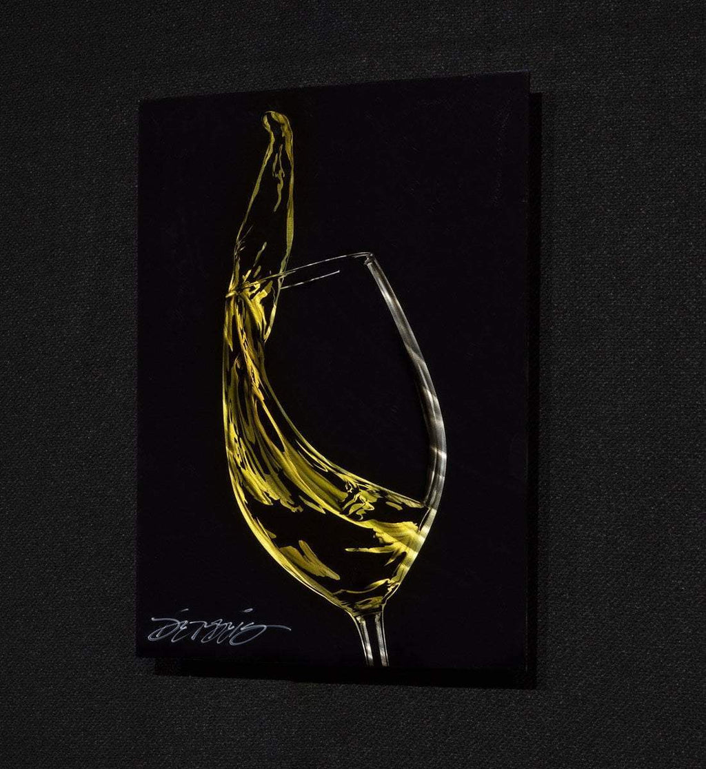 White Wine - Original - SOLD by artist Chris DeRubeis - Wyecliffe Galleries