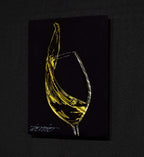 White Wine - Original - SOLD by artist Chris DeRubeis - Wyecliffe Galleries