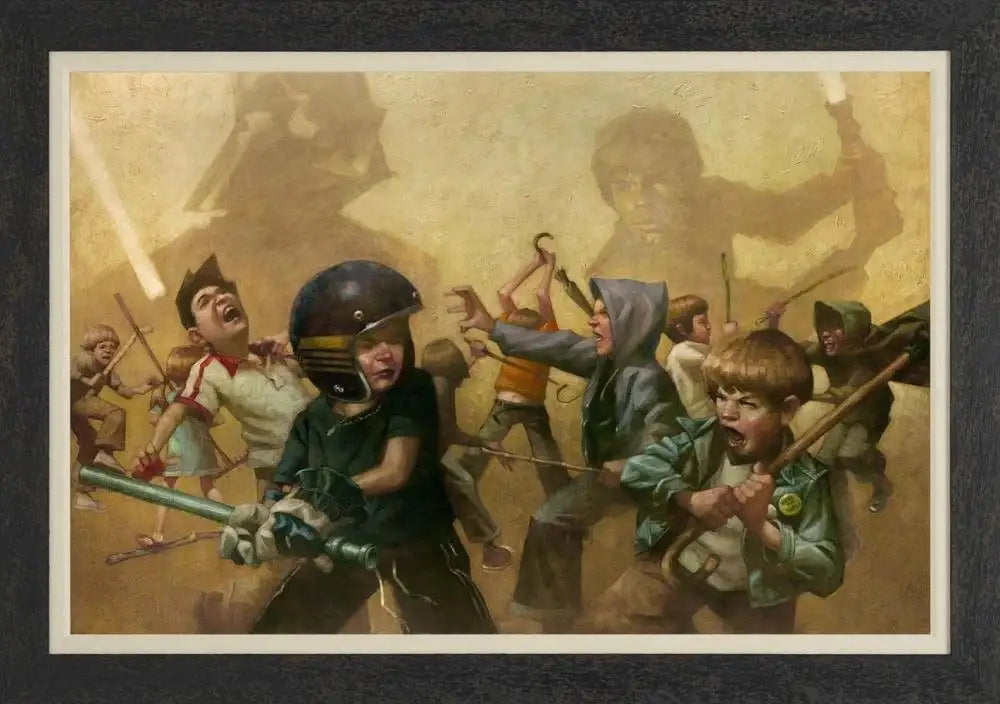 5 Vaders!...Right We’re Having 5 Lukes! - SOLD by artist Craig Davison - Wyecliffe Galleries