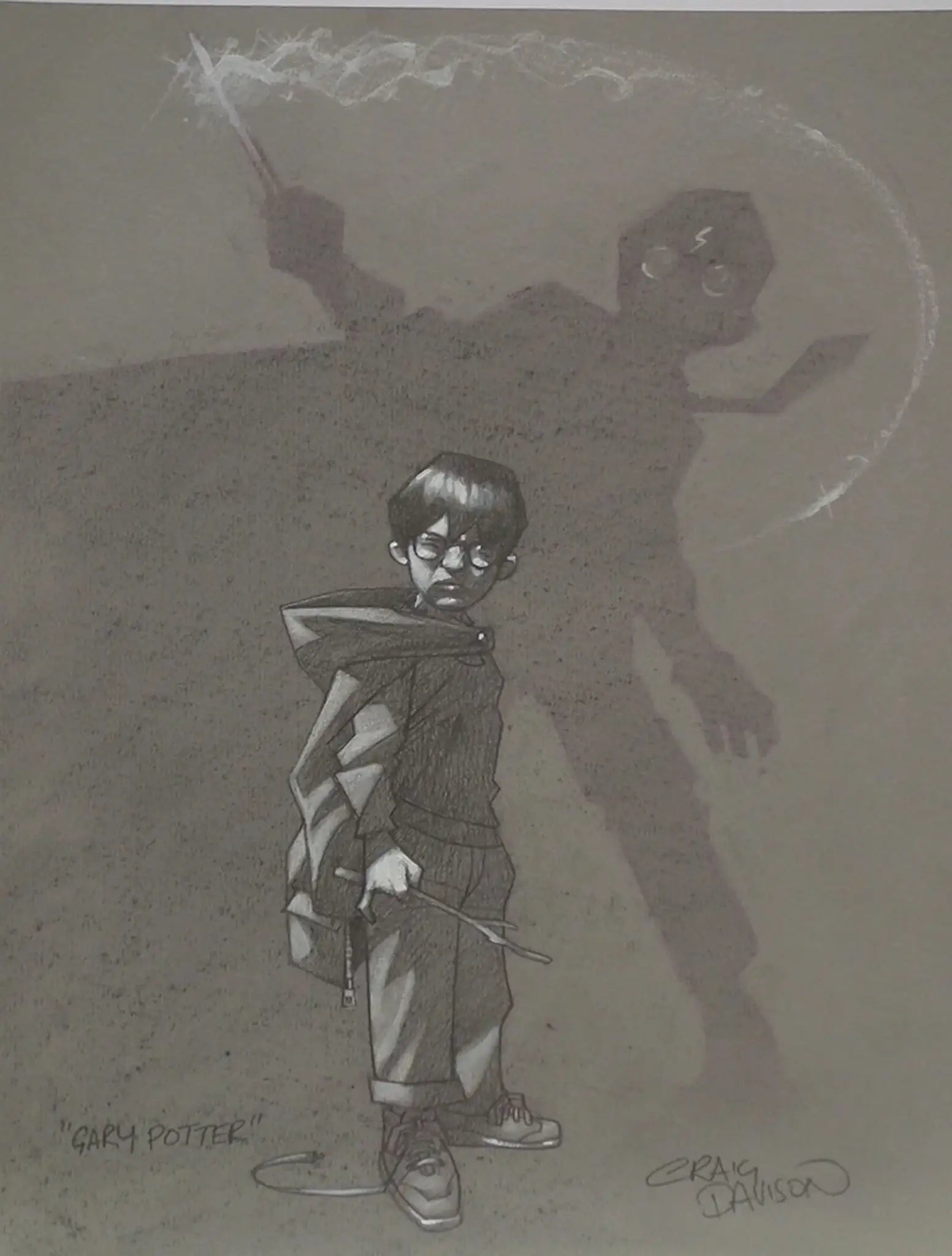 Gary Potter - SOLD by artist Craig Davison - Wyecliffe Galleries