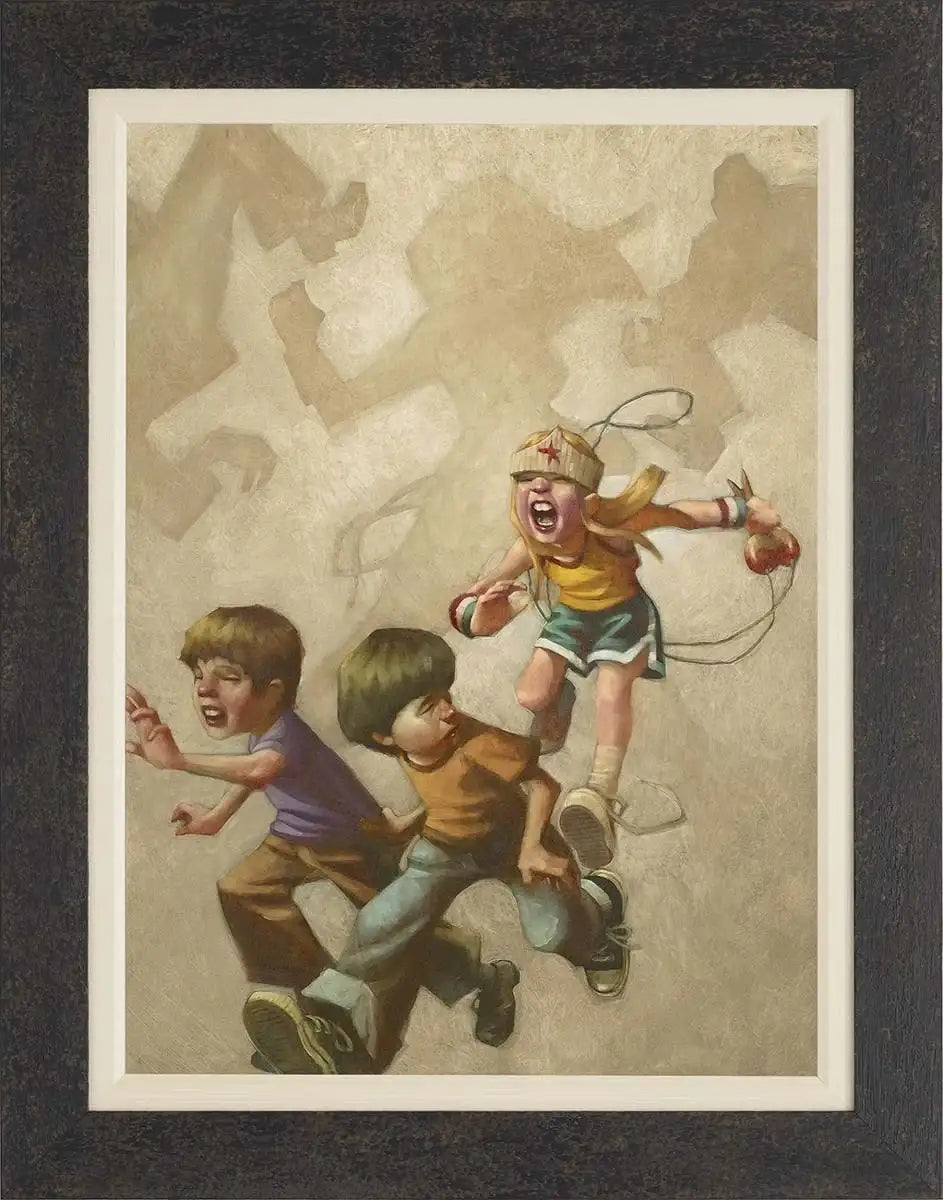 Grrrl Power - Edition - SOLD OUT by artist Craig Davison - Wyecliffe Galleries