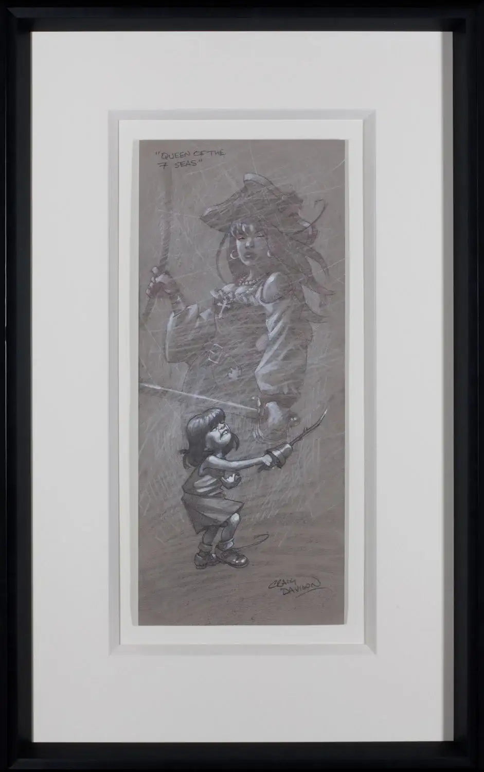 Queen of the 7 Seas - Original - SOLD by artist Craig Davison - Wyecliffe Galleries