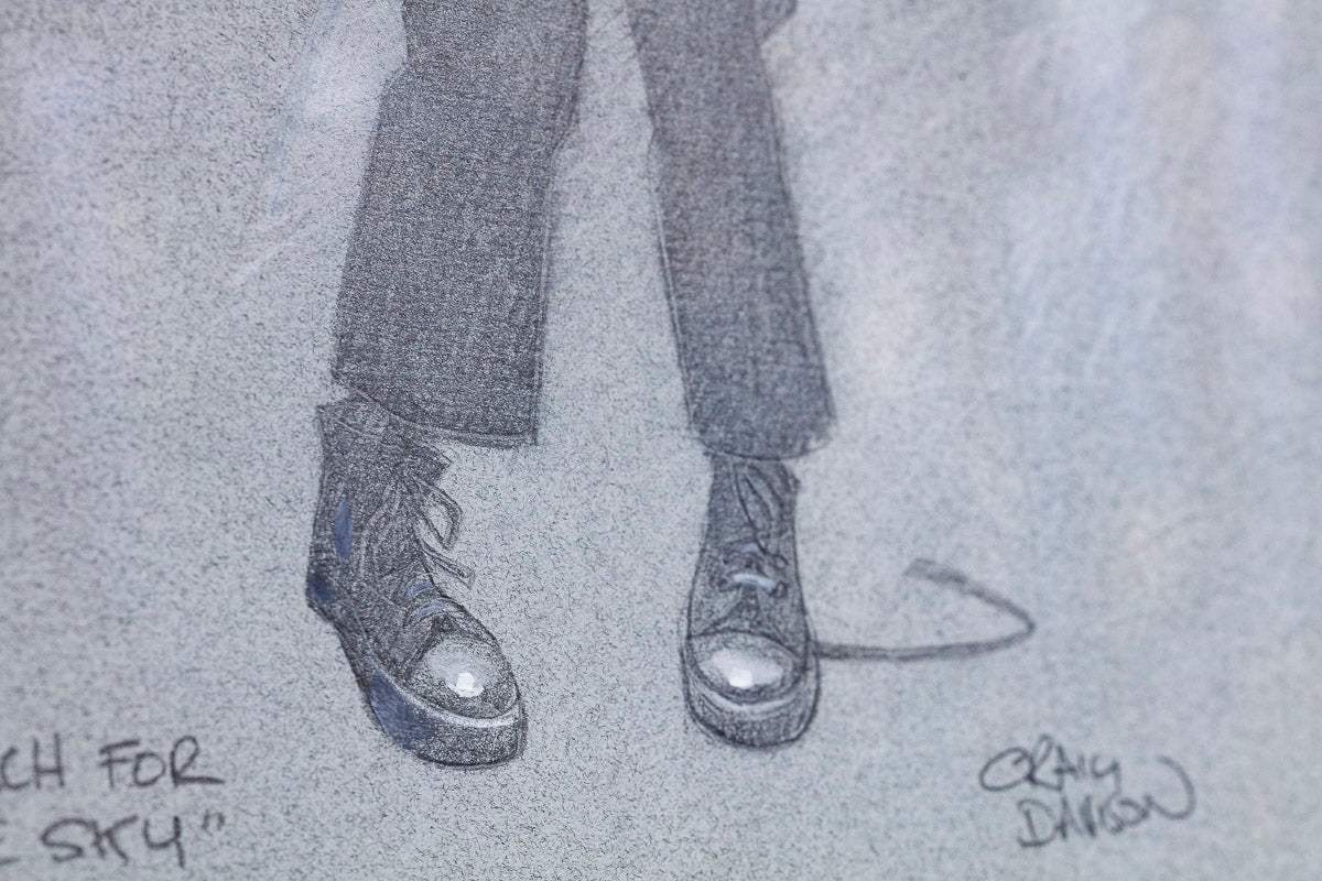 Reach for the Sky - Original Sketch by artist Craig Davison - Wyecliffe Galleries
