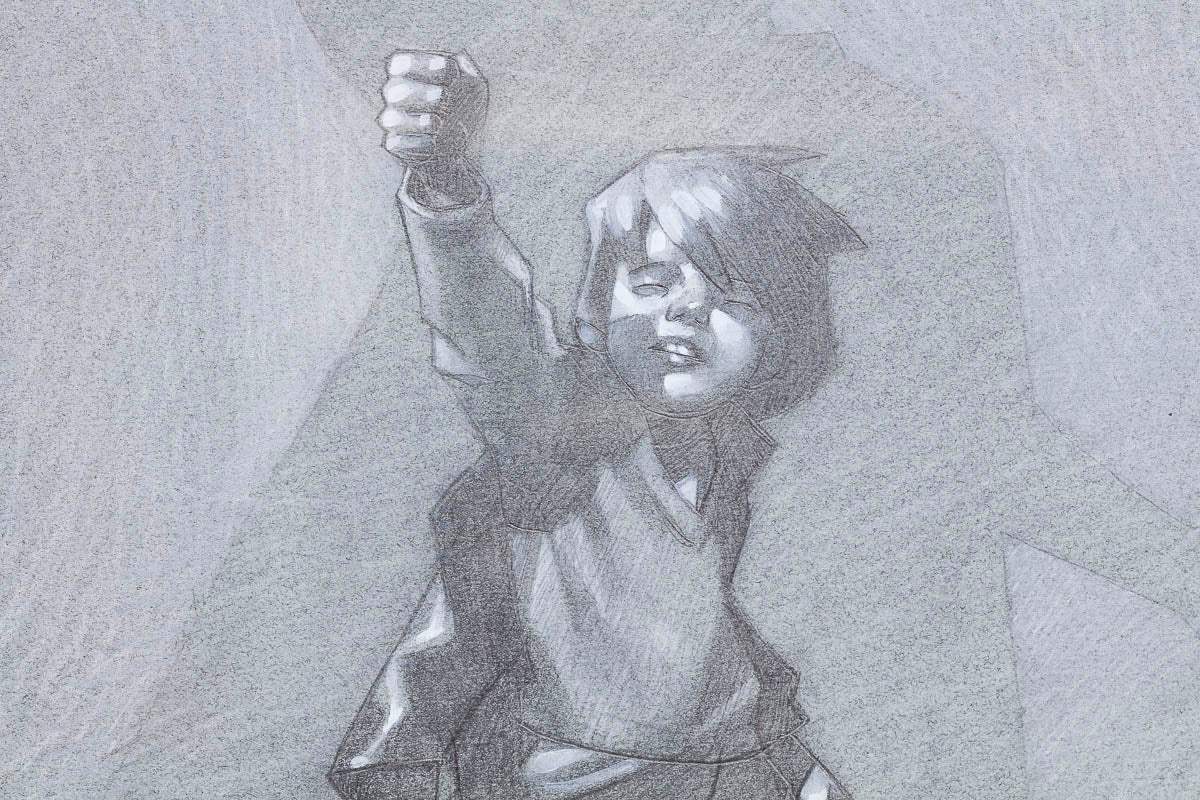 Reach for the Sky - Original Sketch by artist Craig Davison - Wyecliffe Galleries