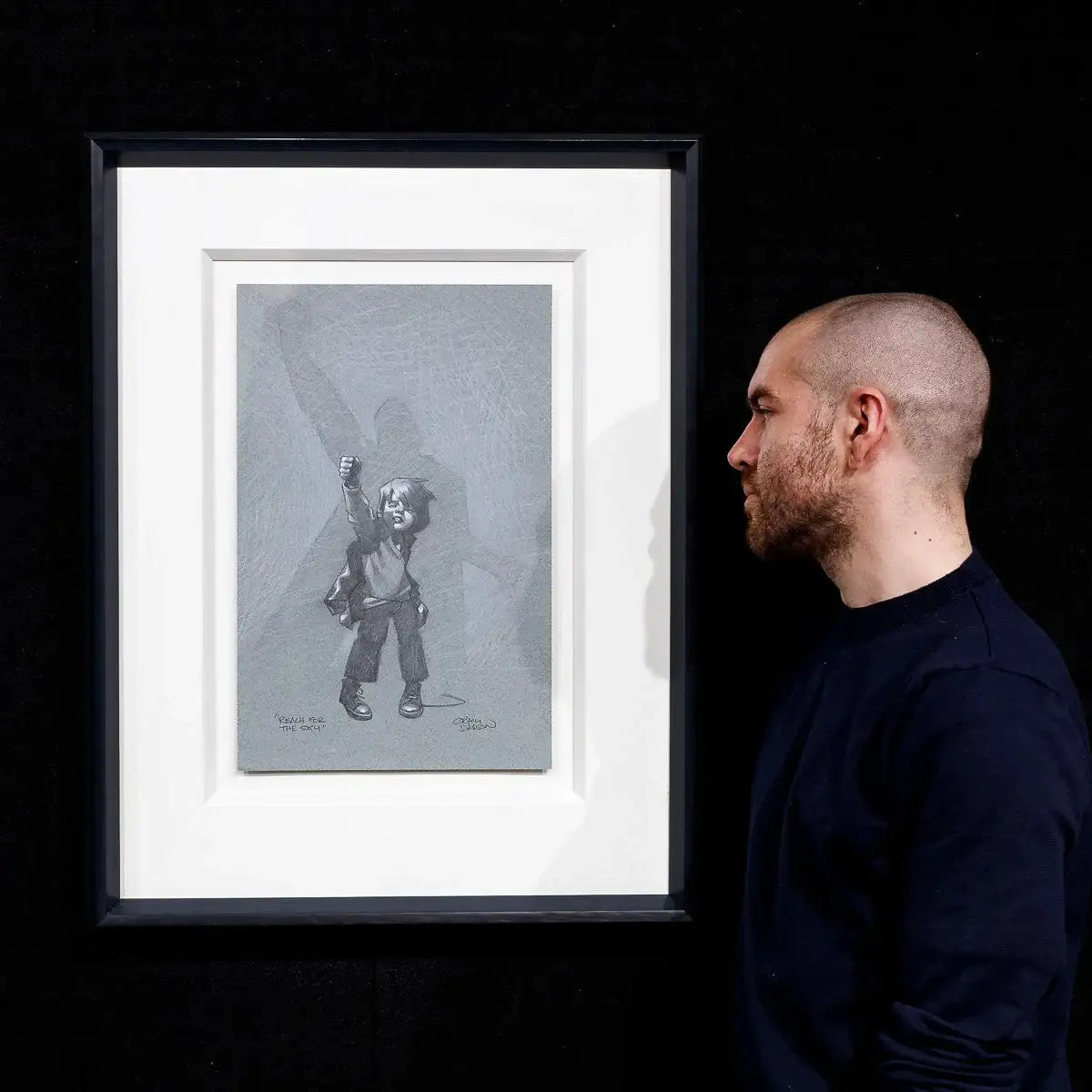 Reach for the Sky - Original Sketch by artist Craig Davison - Wyecliffe Galleries