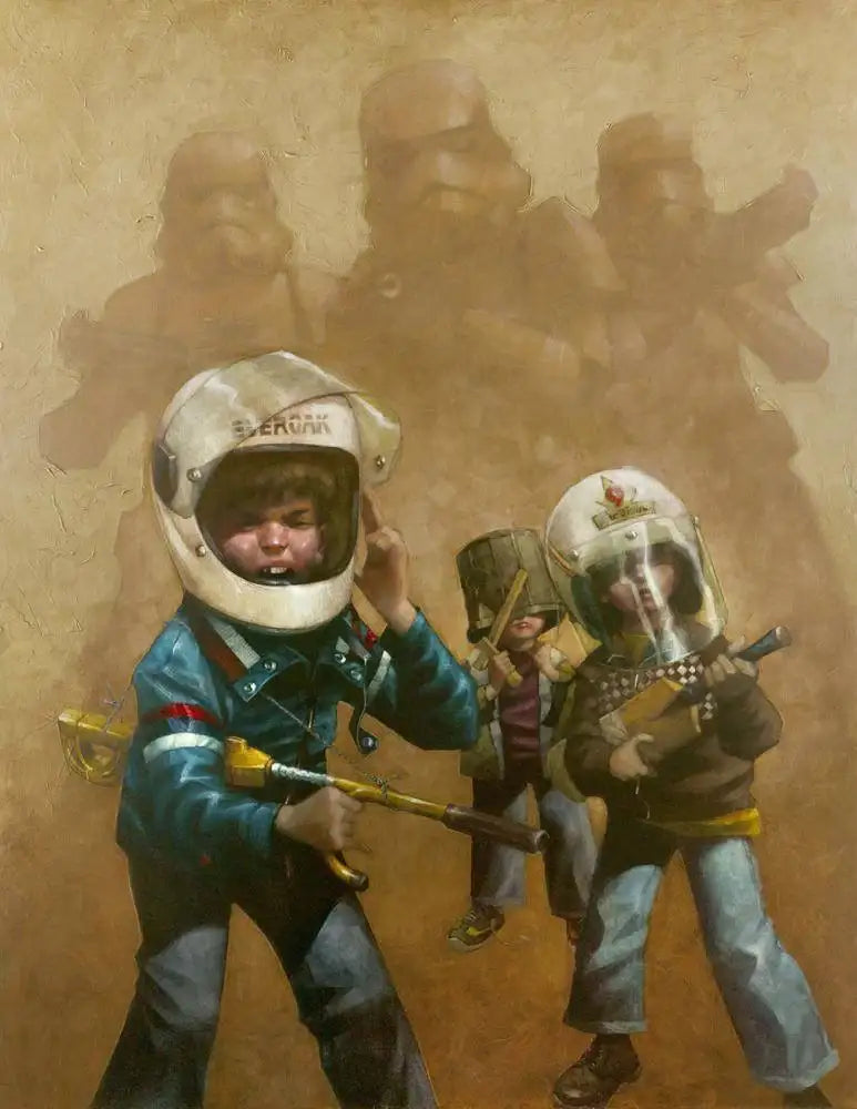 Super Troopers - SOLD by artist Craig Davison - Wyecliffe Galleries