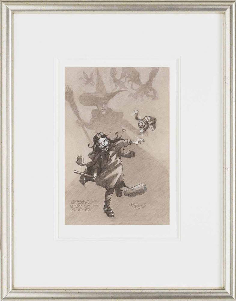 Take Special Care of those Ruby Slippers, I Want Them Most of All. Now Fly! Fly! (Sketch) - SOLD OUT Craig Davison Take Special Care of those Ruby Slippers, I Want Them Most of All. Now Fly! Fly! (Sketch) - SOLD OUT