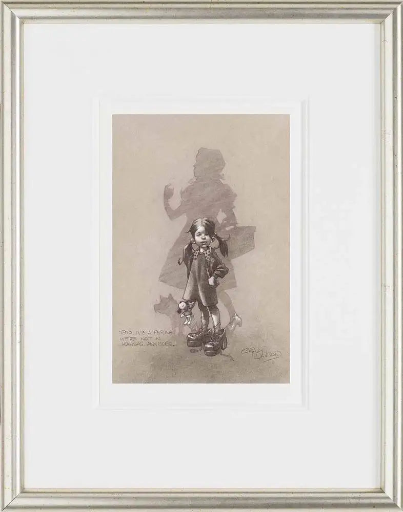 Toto, I’ve a Feeling We’re Not in Kansas Anymore… (Sketch) - SOLD OUT by artist Craig Davison - Wyecliffe Galleries