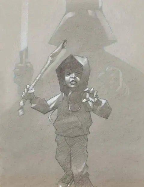 Underestimate (Sketch) - SOLD by artist Craig Davison - Wyecliffe Galleries