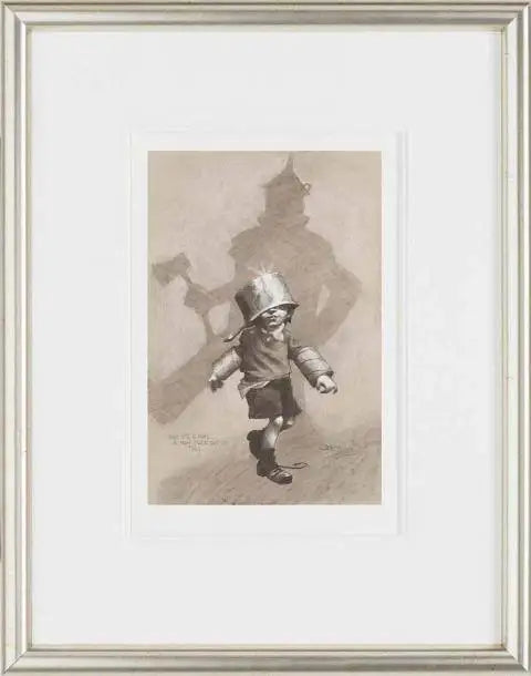 Why it’s a Man… A Man Made out of Tin! (Sketch) - SOLD OUT by artist Craig Davison - Wyecliffe Galleries