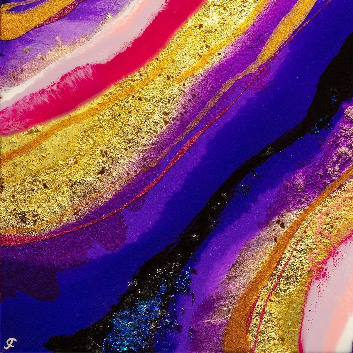 Crystallize II - Original - SOLD by artist Craig Foord - Wyecliffe Galleries