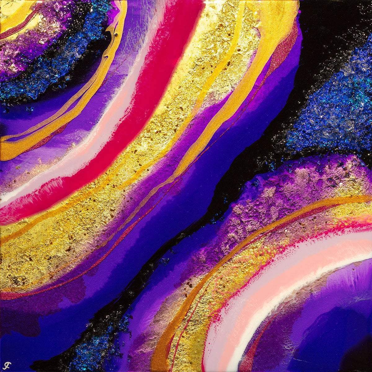 Crystallize II - Original - SOLD by artist Craig Foord - Wyecliffe Galleries