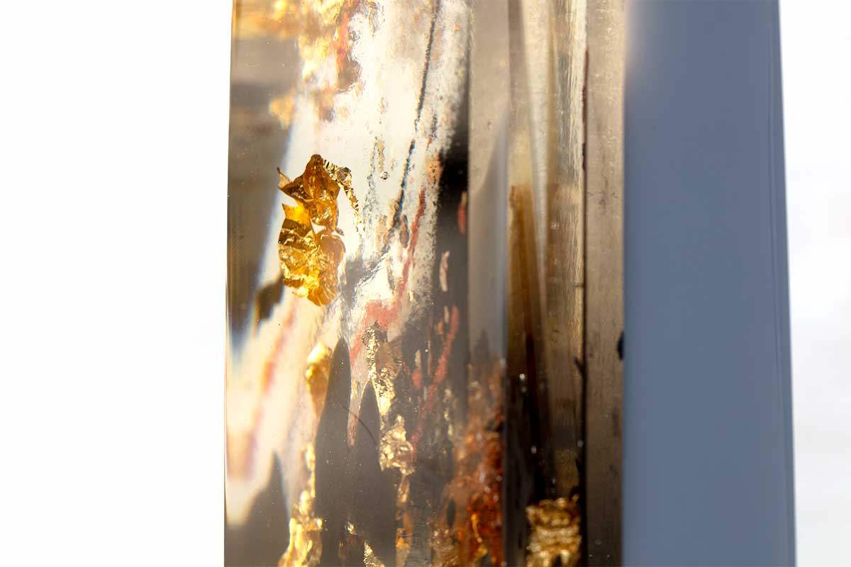 Golden Blaze - Original Sculpture - SOLD by artist Craig Foord - Wyecliffe Galleries