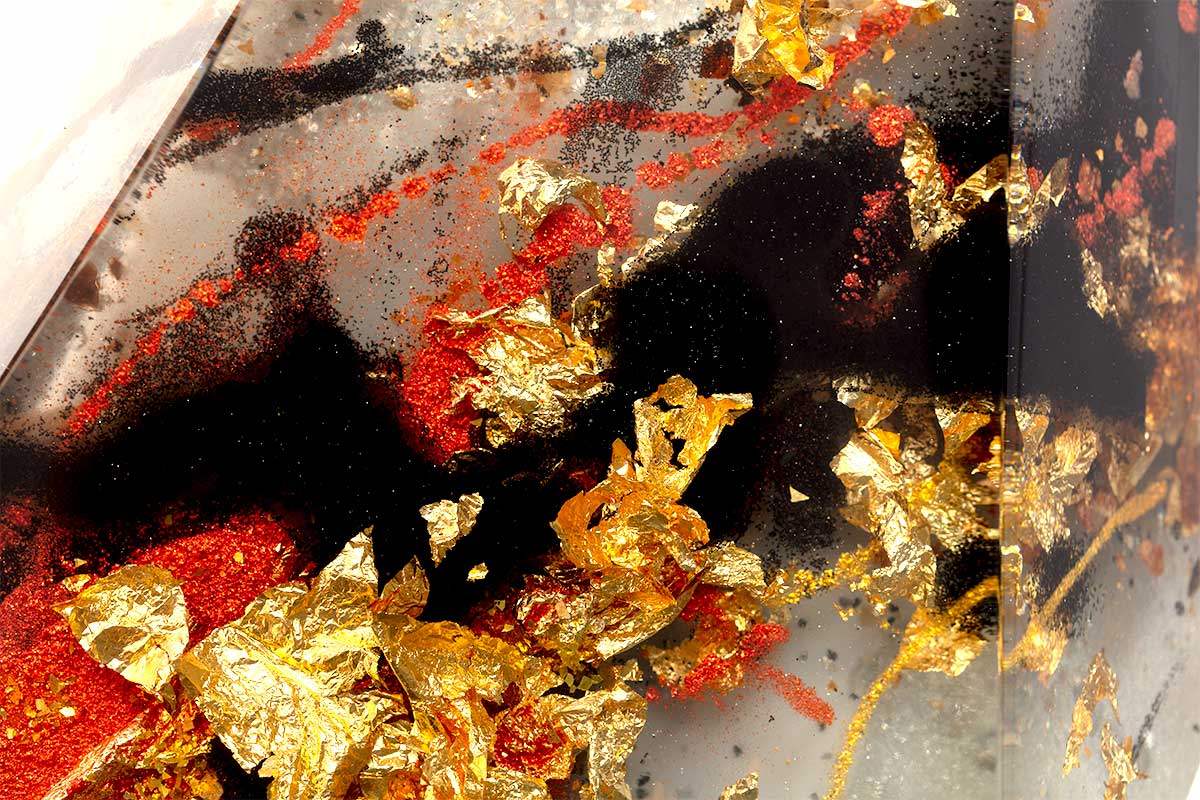 Golden Blaze - Original Sculpture - SOLD by artist Craig Foord - Wyecliffe Galleries