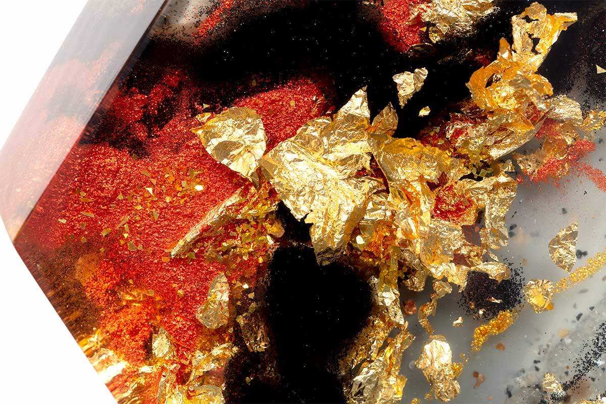 Golden Blaze - Original Sculpture - SOLD by artist Craig Foord - Wyecliffe Galleries