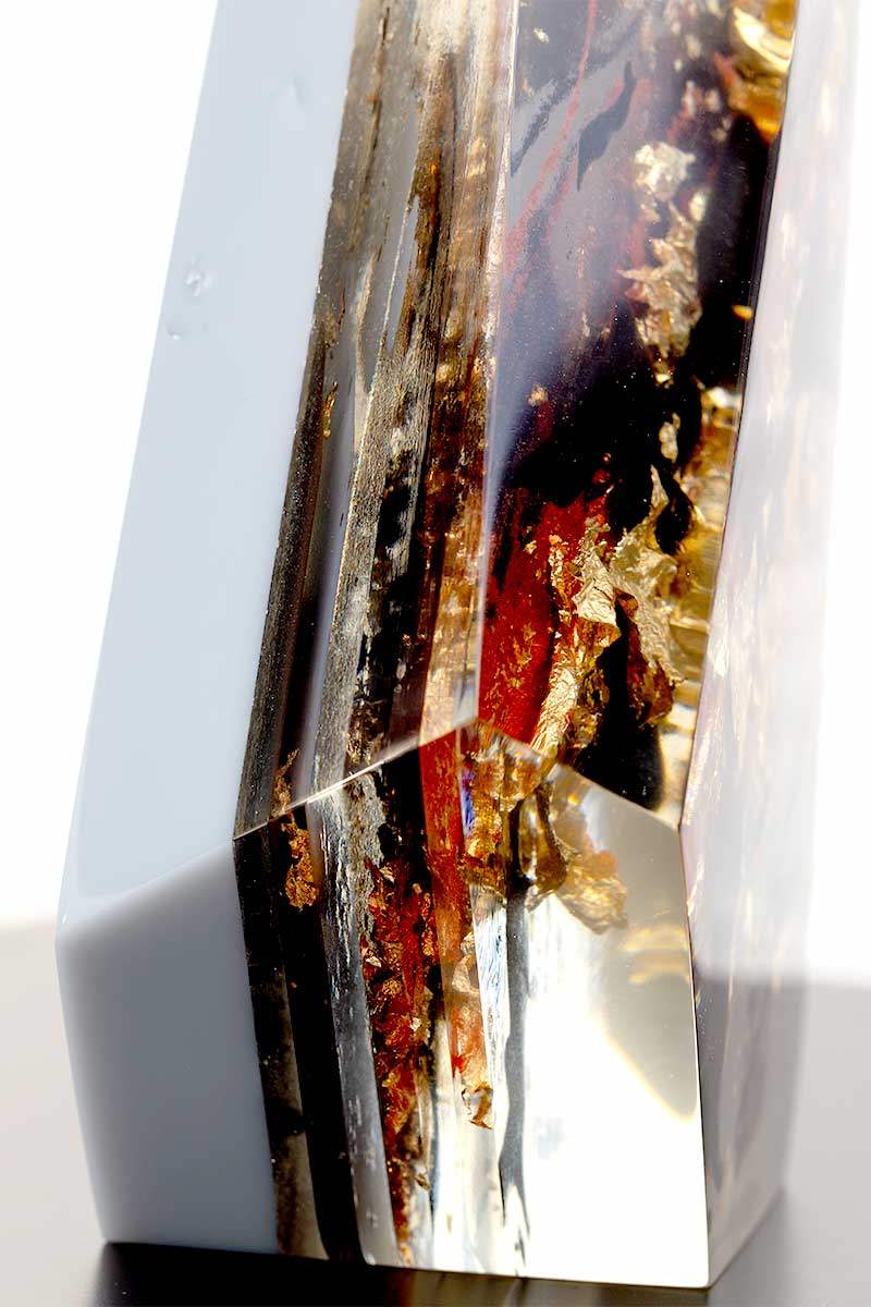 Golden Blaze - Original Sculpture - SOLD by artist Craig Foord - Wyecliffe Galleries